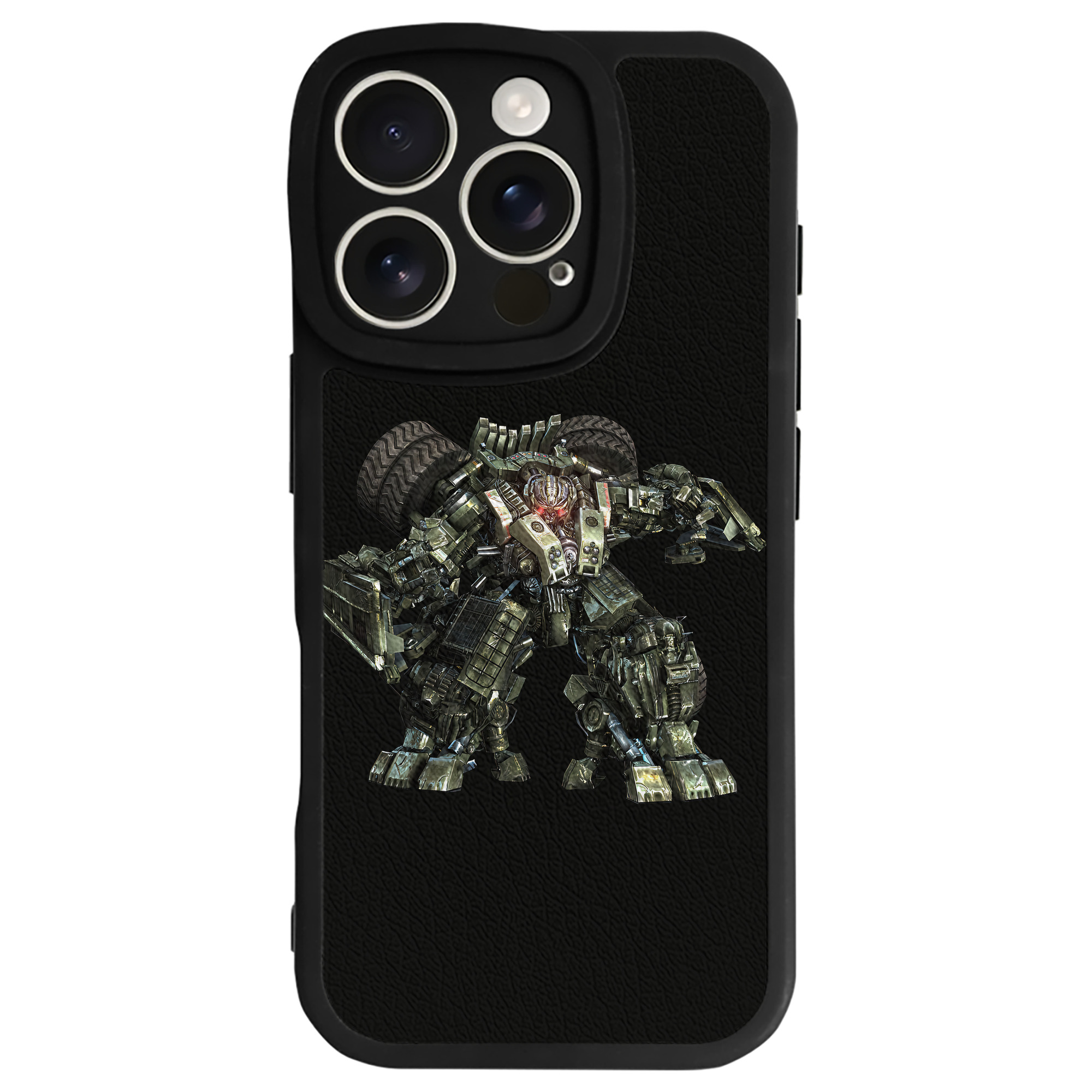 （画像用） Transformers トランスフォーマー 【iPhone 16シリーズ対応】シリコンスマホケース（レザー調） 材質：シリコン
